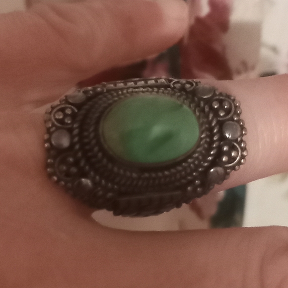 Statement Ring stamped 925 silver - Picture 2 of 4